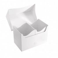 Ilustracja produktu Gamegenic: Double Deck Holder 200+ XL - Pudełko na Karty - White